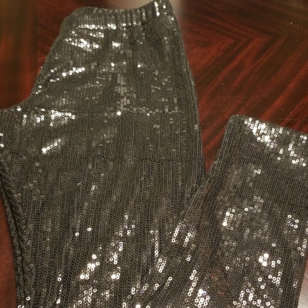 Material Girl sequin leggings